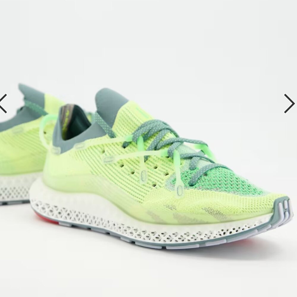 Adidas 4D Fusio Techwear Sneakers FY3603 Semi Frozen Yellow Men’s 9